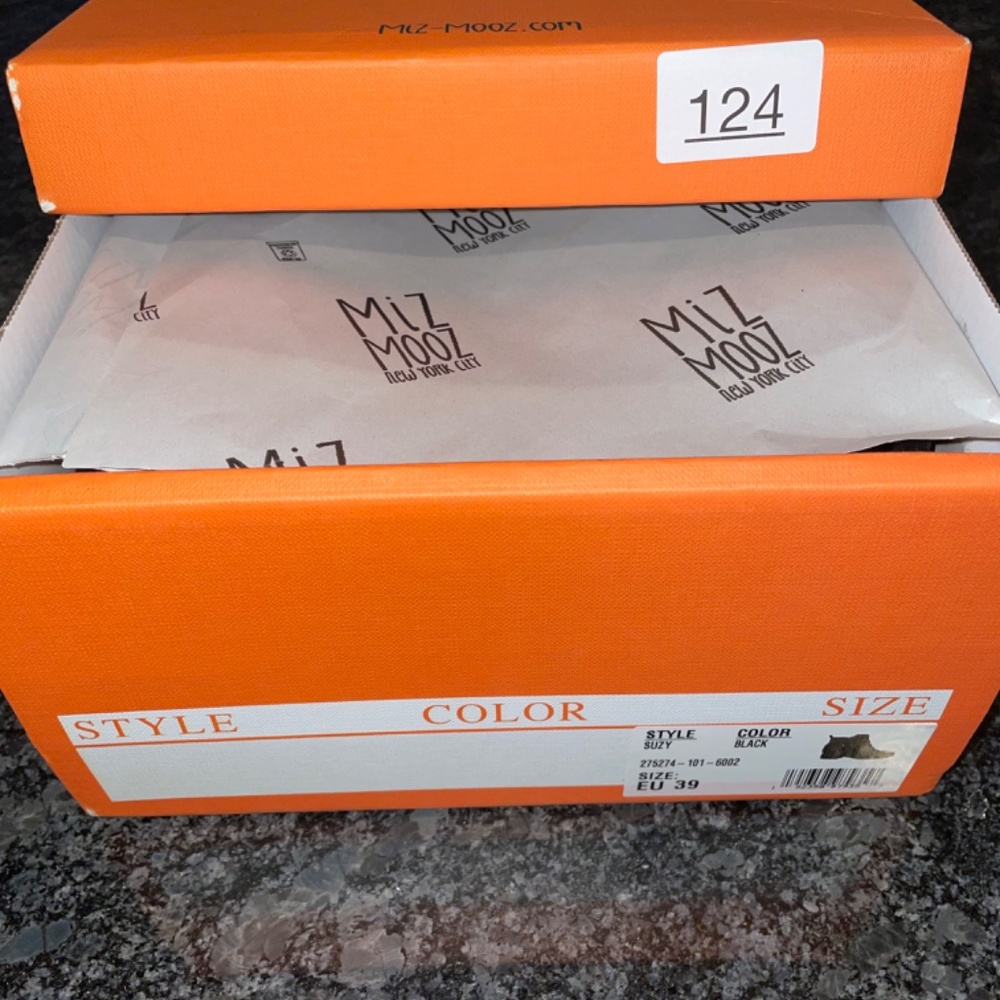 Miz Mooz NYC Leather Ankle Boots with Buckle - Suzy EU39 US Size 8.5-9 - Picture 3 of 12